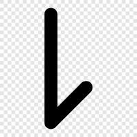 down arrow button, down arrow key, down arrow keybind, down arrow icon svg