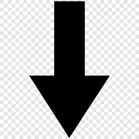 down arrow icon, down arrow button, down arrow menu, down arrow icon svg