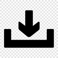 down arrow key, down arrow keybinding, down arrow icon svg