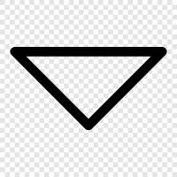 down arrow key, down arrow key shortcut, down arrow icon svg