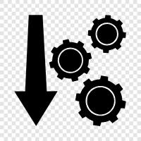 downgrade gears, gear downgrade, gear downgrade kits, downgrade gear icon svg