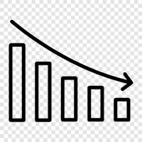 downline graph, business graph, company graph, economic graph icon svg