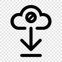 download block cloud, cloud download, download blocker cloud, download blocker icon svg