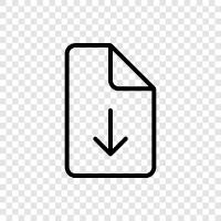 Download Document Free, Download Document Online, Download Document For Free, Download Document icon svg