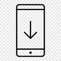 Download Smartphones, How to Download a, Download Smartphone icon svg