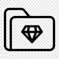 Downloads, Files, Pictures, Documents icon svg