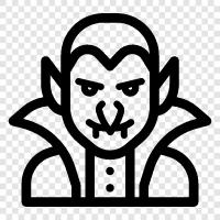 Dracula, Transylvania, Nosferatu, Vampires icon svg