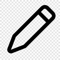 drawing, graphite, pencils, drawing materials icon svg