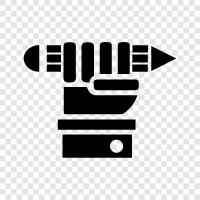 Drawing Pencils, Drawing Supplies, Drawing Pens, Drawing Materials icon svg