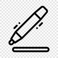 drawing, paint, tools, Marker icon svg