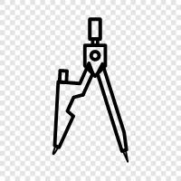 Drawing Tools, Drawing Tips, Drawing Lessons, Drawing Compass icon svg