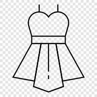 Kleid, Kleid Hemd, Bluse, Frauen Kleidung symbol