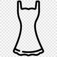 dress, clothing, summer dress, casual dress icon svg