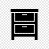 dresser, bedroom, furniture, bedroom furniture icon svg