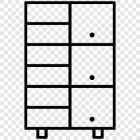 dresser, storage, closets, cupboard icon svg