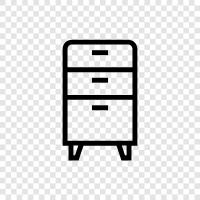 dresser, bedroom, kids, furniture icon svg