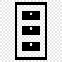 dresser, chest, closet, storage icon svg