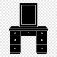 dressing table, dressing table furniture, dressing table accessories, dressing table mirrors icon svg