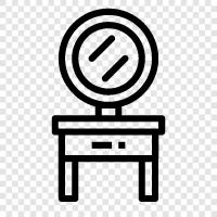 dressing table, dressing table furniture, dressing table sets, dressing table chairs icon svg