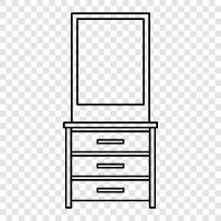 dressing tables, dressing table, bedroom dressing table, bedroom furniture icon svg