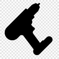 Drill, Power Tool, Hand Drill, Tool icon svg
