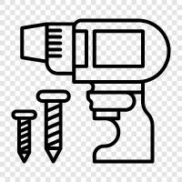 drilling machines, drilling equipment, drilling machineries, drilling tools icon svg