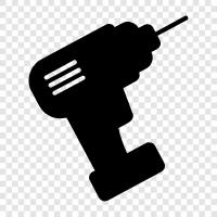 Drills, Power Tools, Home Improvement, Construction icon svg