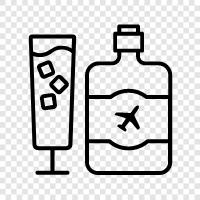 Getränk, Martini, Wodka, Gin symbol