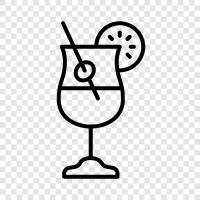 drink, alcoholic drink, mixed drink, sour Cocktails are icon svg