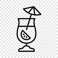 drink, alcoholic, mixed, sour icon svg