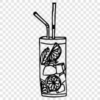 drink, drink recipe, mixed drink, drink recipe for beginners icon svg