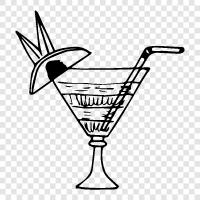 drink, alcoholic drink, mixed drink, Cocktail icon svg