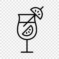 drink, mixed drink, martini, vodka icon svg