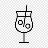 drink, alcoholic, mixed drink, tipple icon svg