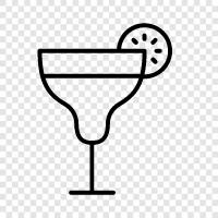 drink, tequila, lime, salt Sour icon svg