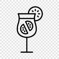 drink, alcoholic, mixed drink, Cocktail icon svg