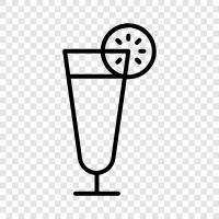 drink, libation, mixed drink, tipple icon svg