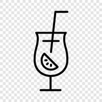 trinken, gemischtes Getränk, shooter, tiki trinken symbol