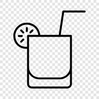 Getränke, Martini, Margarita, Slurpee symbol