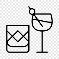 Getränke, Cocktails, Getränkerezepte symbol