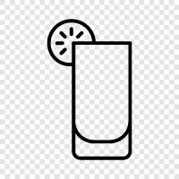 Getränk, gemischtes Getränk, alkoholisches Getränk, Cocktail symbol