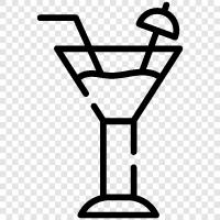 drink, mixed drink, martini, vodka icon svg