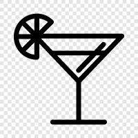 drink, alcoholic, cocktail recipe, mixed drink icon svg