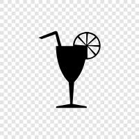 drink, alcoholic, mixed drink, Cocktail icon svg