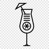 drink, alcoholic, cocktail, Tom Collins icon svg