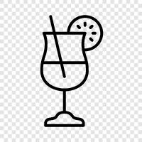 drink, alcoholic drink, mixed drink, Cocktail icon svg