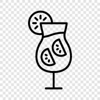 drink, alcoholic, mixed drink, martini icon svg