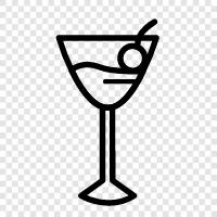 drink, mixed drink, martini, gin icon svg