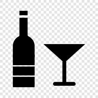 drink, alcoholic, Martini, Gin icon svg