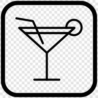 drink, martini, vodka, gin icon svg